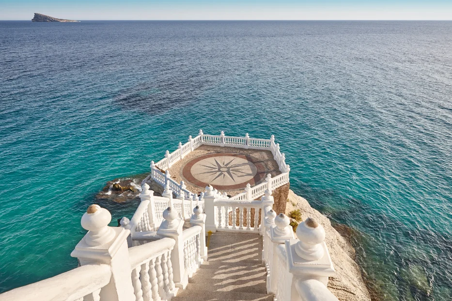 uitkijkpunt van Benidorm het balkon van de Middellandse Zee